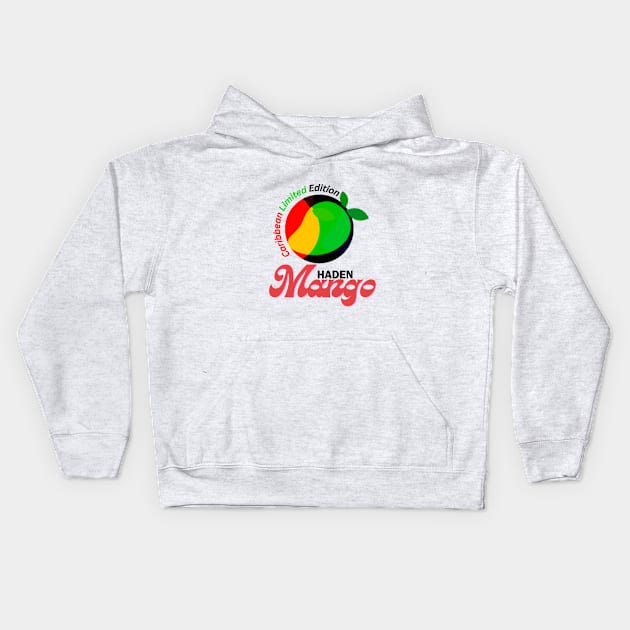 Caribbean Mango Logo Wear Kids Hoodie by Hayden Mango Collective 